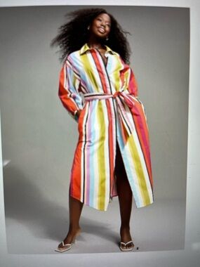 Old Navy x Christopher John Rogers Maxi Shirt Dress XL